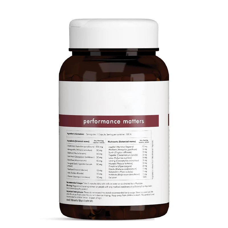 Man Matters Shilajit Ashwagandha, Gokshura, Safed Musli Capsules For Men, 60 Capsules-2.webp